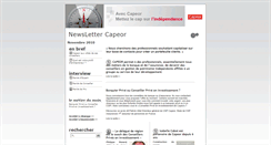 Desktop Screenshot of capeor.jobanque.com